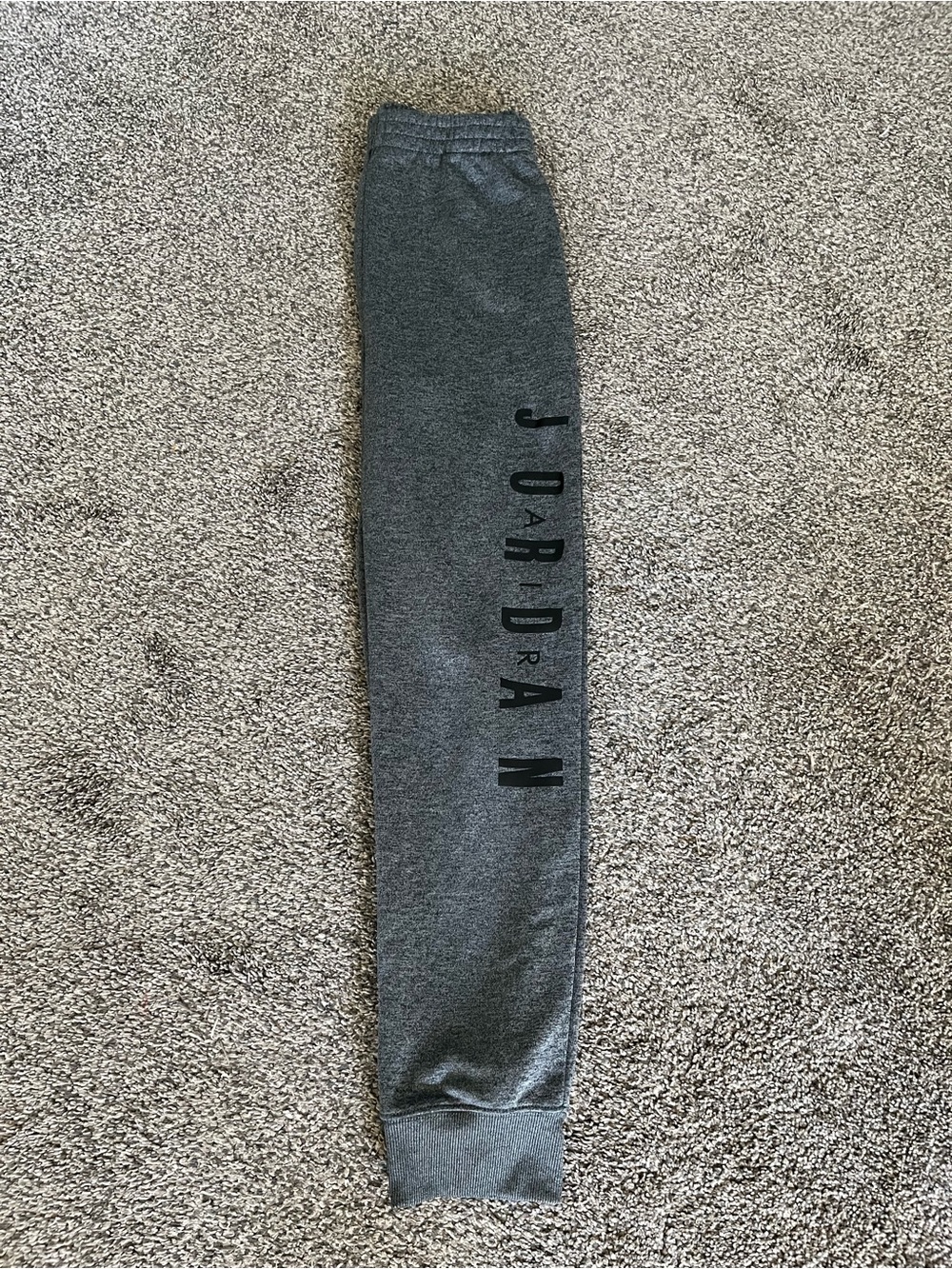 Jordan Kids Charcoal Gray Logo Joggers